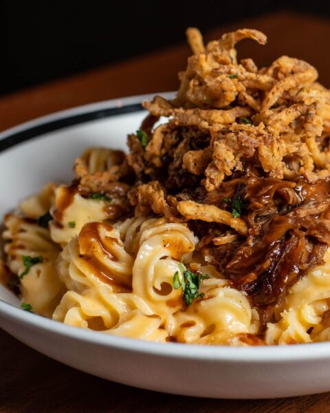 Image _ Applewood Smoked Pork BBQ Mac and Cheese pasta