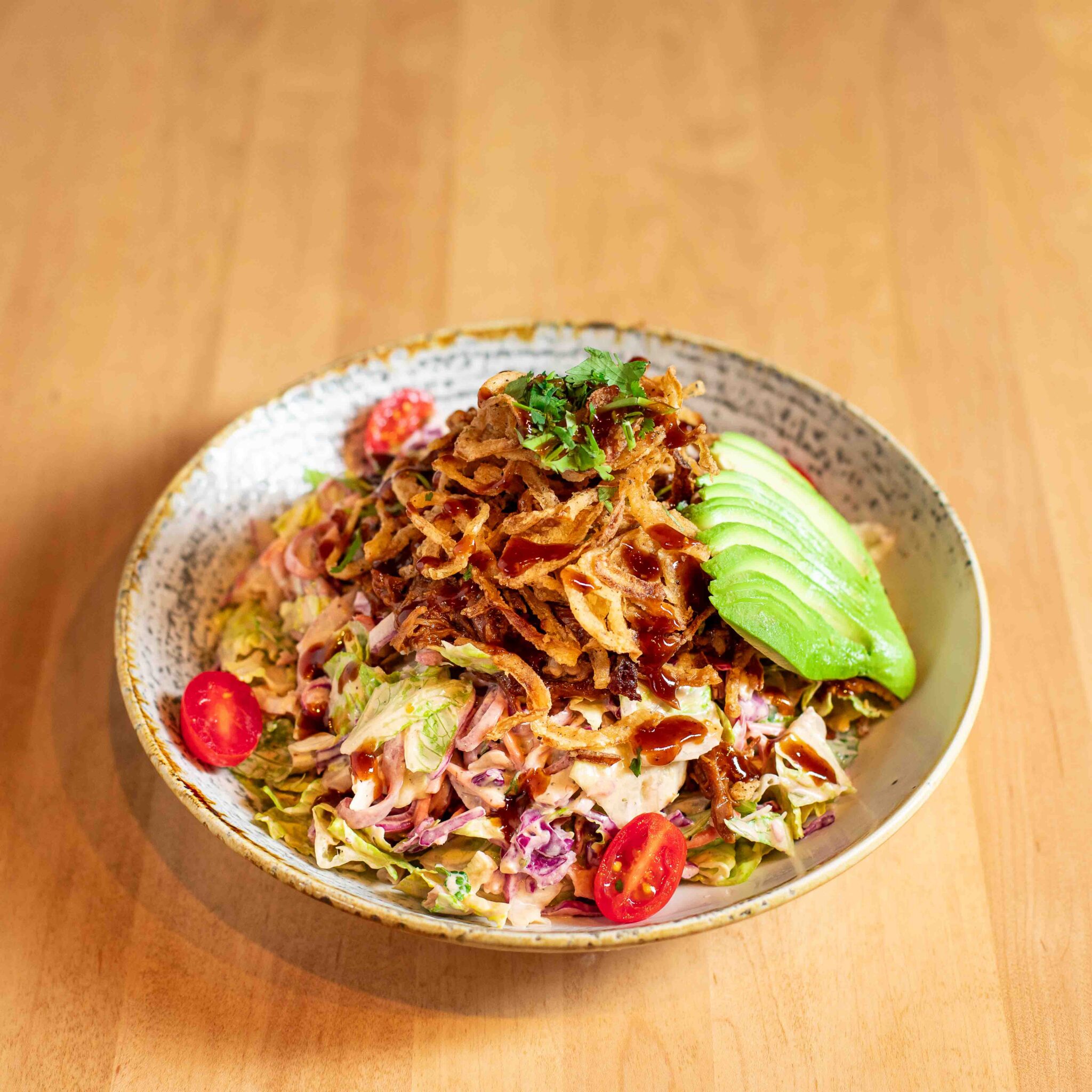 Applewood Smoked Pulled Pork Salad