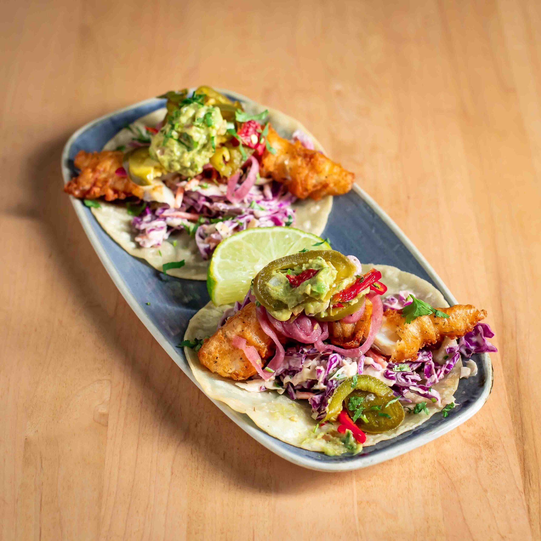 Crispy Alaskan Cod Tacos