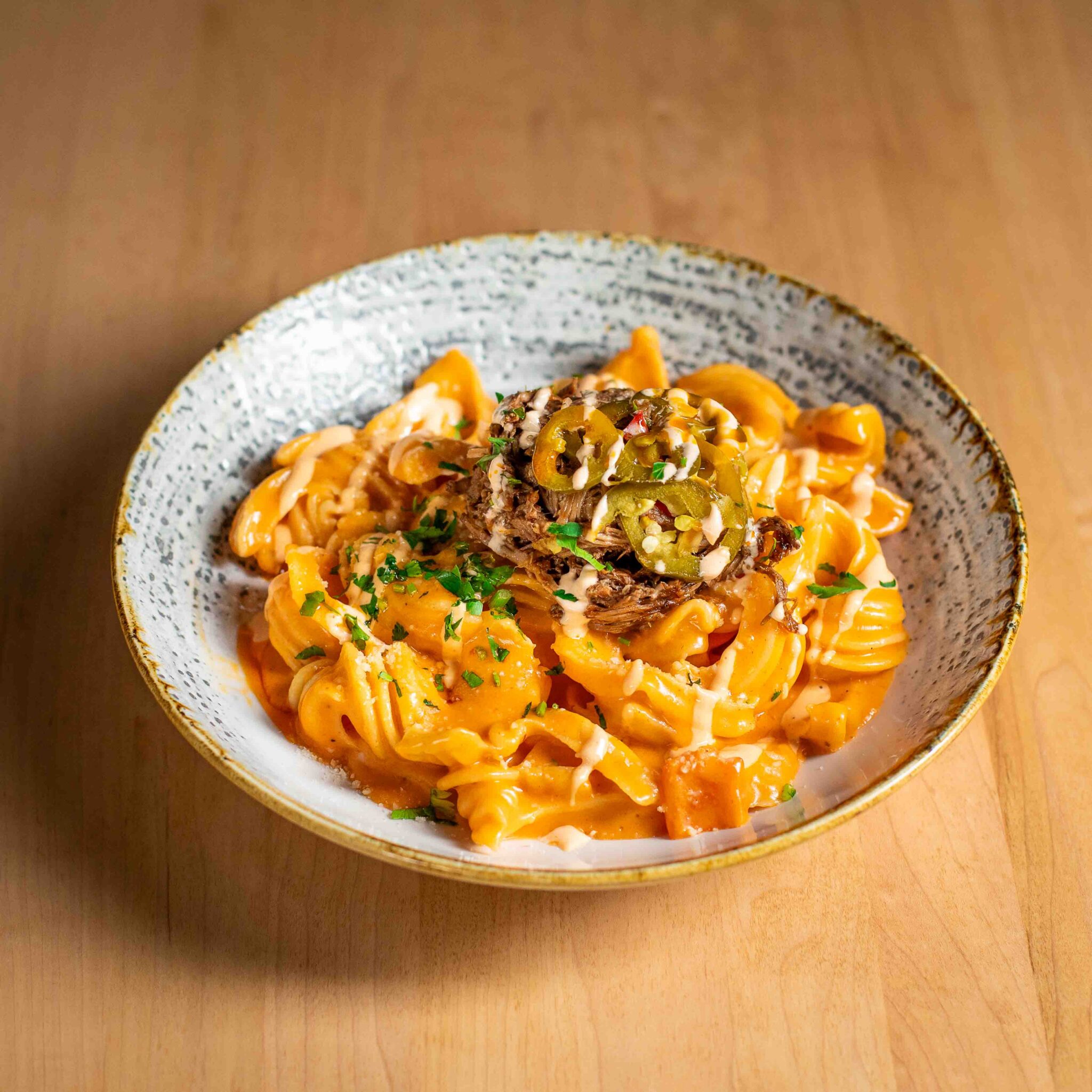 Pulled Brisket Mac and Cheese