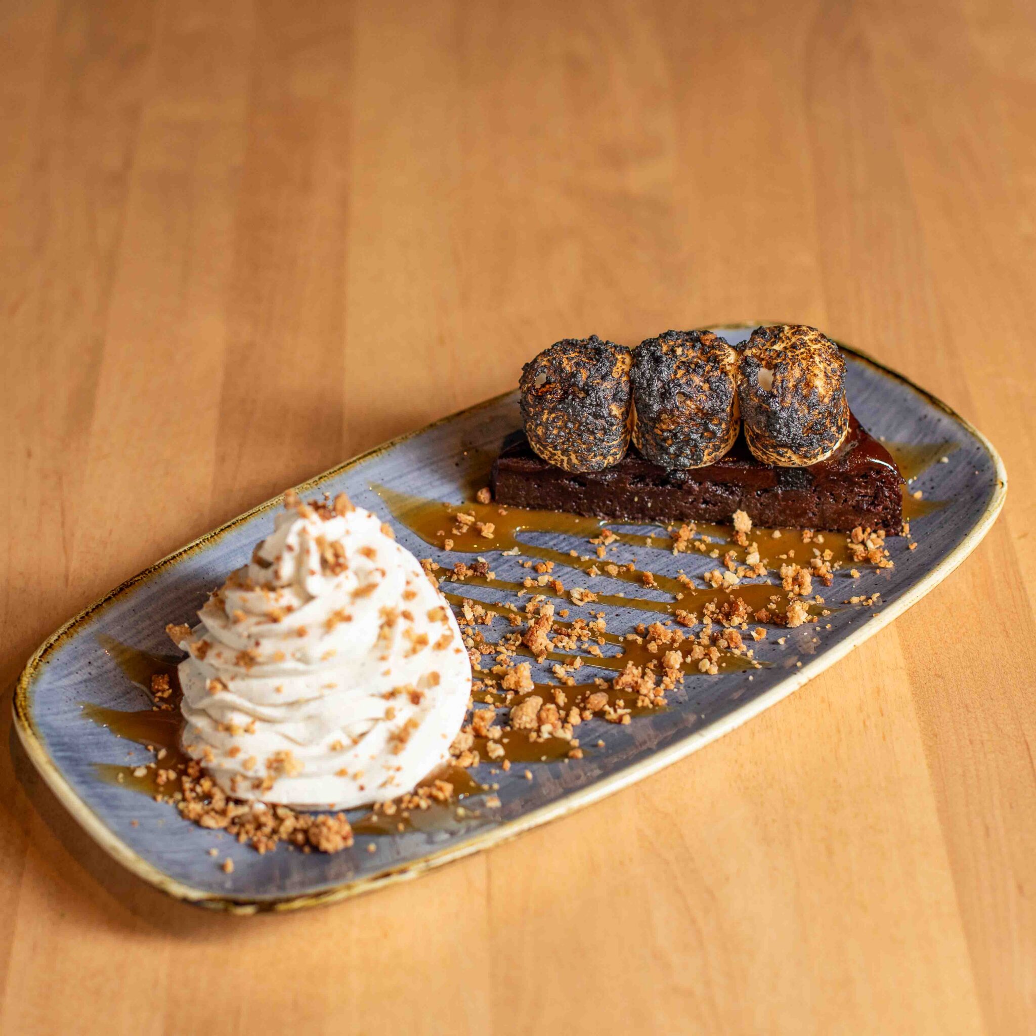 Smoky Campfire Rocky Road Pie